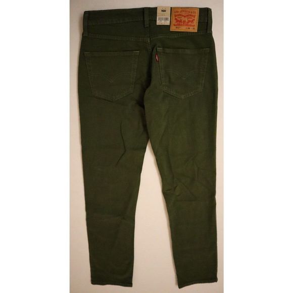 Levi's 511 Men's Sz 30x32 Green Stretch Slim Fit Straight Jeans $70 - Picture 2 of 7